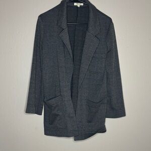 Madewell Charcoal Plaid Women's Blazer size XS